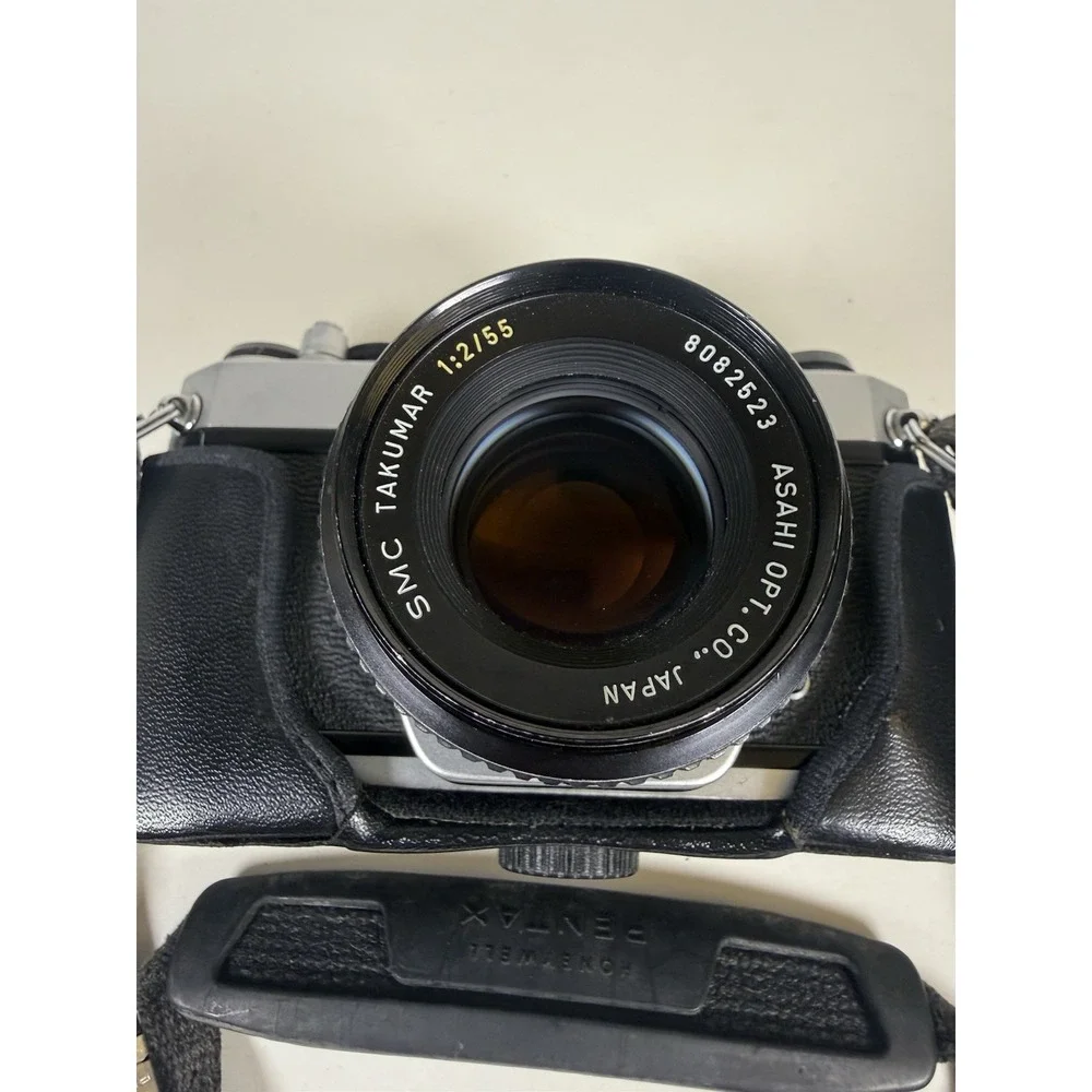Honeywell Pentax Spotmatic SP1000 35mm SLR Film Camera SMC Takumar 55mm f/2